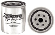 Sierra Filter Water Separator Chrome