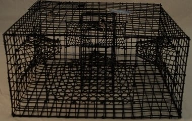 Brons Pacific Vinyl Coated Steel Rigid Prawn Trap 18" - ST010