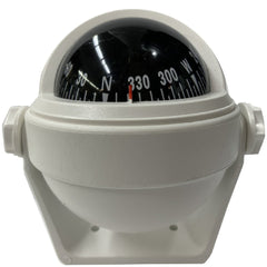 Riviera Stella Bracket Mount Compass White - Steveston Marine and Hardware
