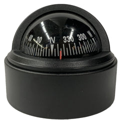 Riviera Stella Surface Mount Compass Black - Steveston Marine and Hardware
