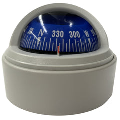 Riviera Stella Surface Mount Compass Grey - Steveston Marine and Hardware