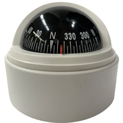 Riviera Stella Surface Mount Compass White - Steveston Marine and Hardware
