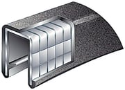 Taco 1/4 X 25' Flex Trim Black