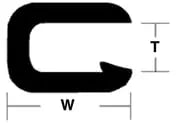 Taco 5 32 X 25 039 Flex Trim Black - Steveston Marine and Hardware