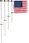 Taylor Aluminum Flag Pole With
