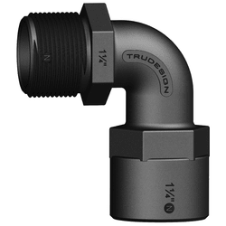 Tru Design Nylon 90 Degree Threaded Connector - 1 - 1/4 - 90829 - Steveston Marine and Hardware