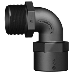 Tru Design Nylon 90 Degree Threaded Connector - 1 - 1/2 - 90831 - Steveston Marine and Hardware