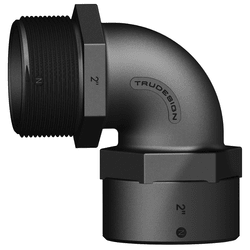 Tru Design Nylon 90 Degree Threaded Connector - 2 - 90833 - Steveston Marine and Hardware