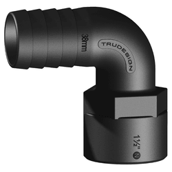 Tru Design 90 Degree Hose Barb Female Thread - 1 - 1/2 - 90841 - Steveston Marine and Hardware