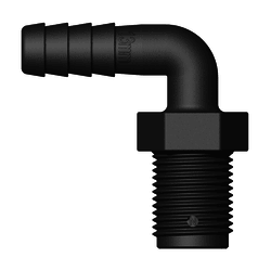 Tru Design 90 Degree Hose Barb - 1/2 - 90861 - Steveston Marine and Hardware