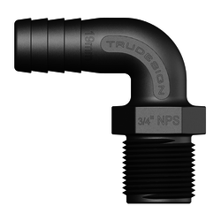 Tru Design 90 Degree Hose Barb - 3/4 - 90895