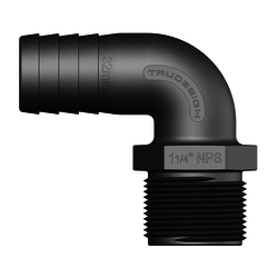 Tru Design 90 Degree Hose Barb - 1-1/4 - 90899