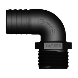 Tru Design 90 Degree Hose Barb - 1 - 1/2 - 90901 - Steveston Marine and Hardware