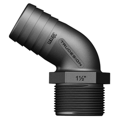 Tru Design 120 Degree Hose Barb - 1 - 1/2 - 90928 - Steveston Marine and Hardware