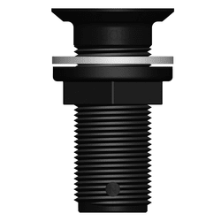 Tru Design Thruhull Flush Black - 3/4 - 91238 - Steveston Marine and Hardware
