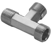Teleflex 3/8 & 1/4 Tee Fitting (3/Bg)