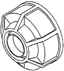 Teleflex Cable Gard/Tilt Tube Seal Nut