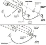 Teleflex Grounding Strap - O/B Hyd Cyl - Steveston Marine and Hardware