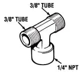 Teleflex Tee Fitting 3/Bg - Steveston Marine and Hardware