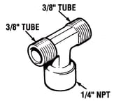 Teleflex Tee Fitting 3/Bg