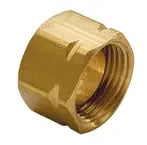 Teleflex Tube Nut F/3/8 Nylon & Cp(6) - Steveston Marine and Hardware