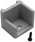 Th Marine Door Stop Gray W Ribs Right - Steveston Marine and Hardware