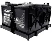 Th Marine Dual Battery Tray W Polystrap - Steveston Marine and Hardware