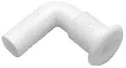Th Marine Thru Hull 1 1 2In 90D Hose Wht - Steveston Marine and Hardware