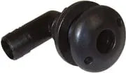 Th Marine Thru Hull 3 4 90 Dg Black W - Steveston Marine and Hardware