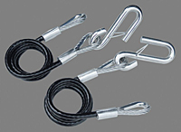 Tie Down Hitch Cable Class 1 Black Vinyl