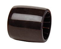 Tie Down Roller Wobble 4" Smooth Blk