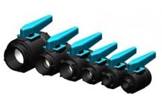 Tru Design Ball Valves 1-1/2 NPS Black