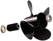 Turning Point Hustler Propeller - 4 Blade - Aluminum - 15" - 15 Pitch