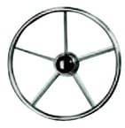 Uflex 15.5" 25-Degree Stainless Steel Steering Wheel