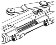 uflex - cylinder - silversteer - v - 2 - port - Steveston Marine and Hardware