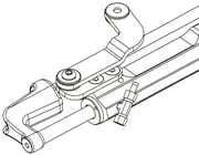 uflex - front - mount - cylinder - Steveston Marine and Hardware