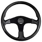 uflex - steering - wheel - blk - pvc - grip - Steveston Marine and Hardware