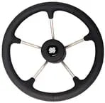 uflex - steering - whl - black - poly - 5 - spk - Steveston Marine and Hardware
