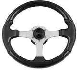 uflex - steering - whl - blue - black - grips - Steveston Marine and Hardware