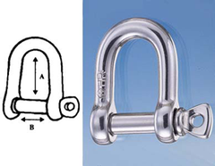 Wichard Shackle Quot D Quot 9 16 Quot Self Locking