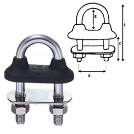 Wichard U Bolt 65Mm 10Mm Sealing