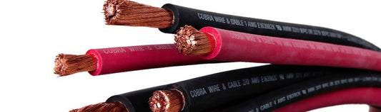 Cobra Battery Cable 2/O Ga 25' Red