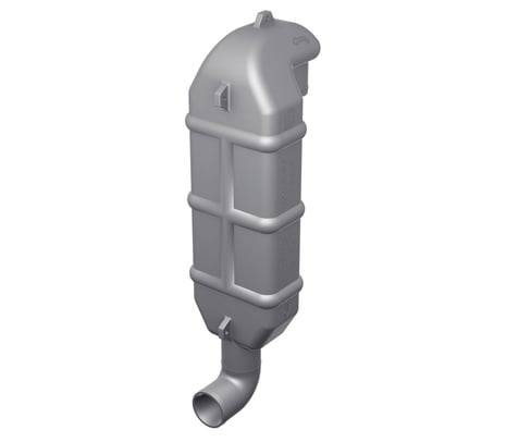 Vetus Plastic Gooseneck 1-9/16