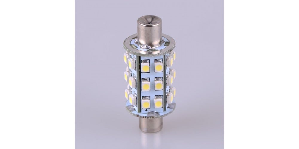 Cruiser LED 24 LED Dimpled Festoon Bulb 10V-30V Pure White Series 25