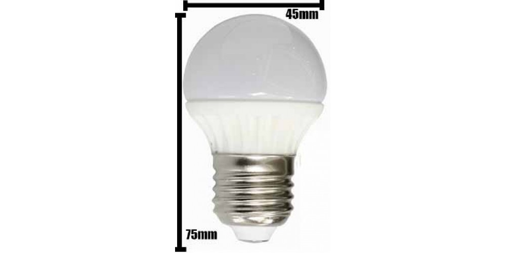 Cruiser LED 3 Watt E26 Screw Bulb Pure White