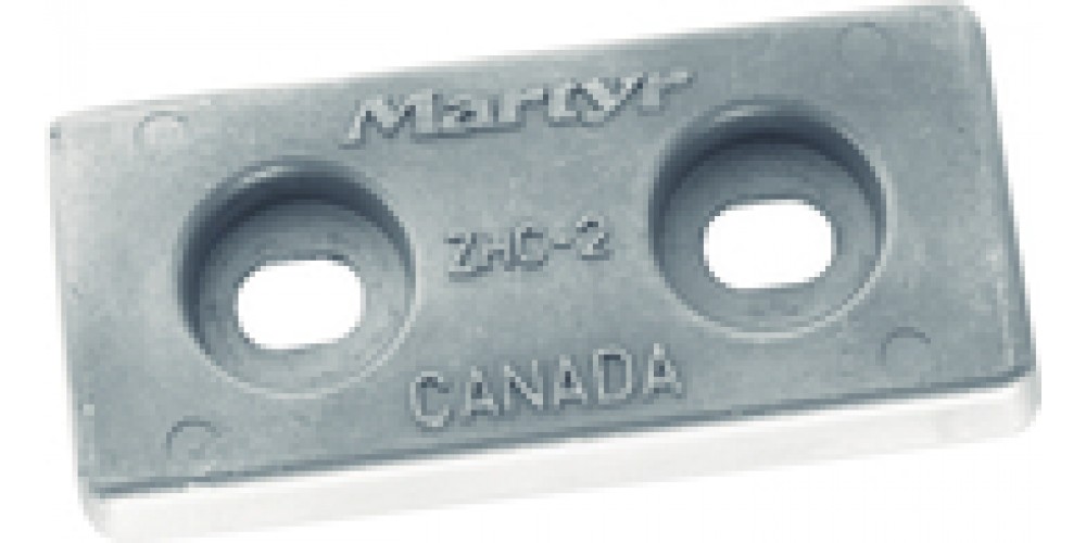 Martyr Anodes 6 1/4X2 3/4X3/4 Hull Anode