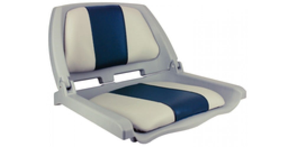 Springfield Traveler Seat Gray W/Blue&Gray