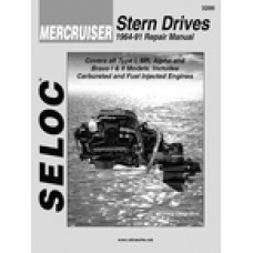 Seloc Publications Man Merc64-91 Gas & Sterndrive