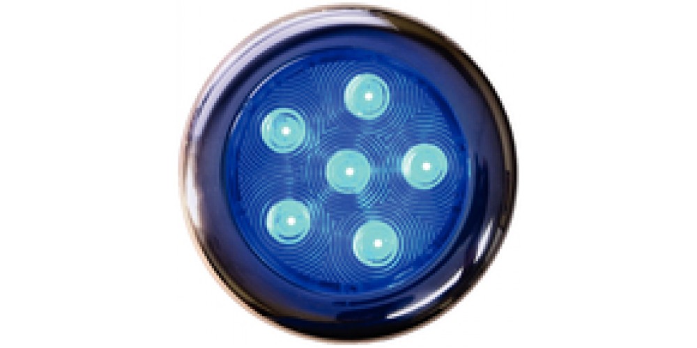 Th Marine Led Puck Light Ss 4In Blue