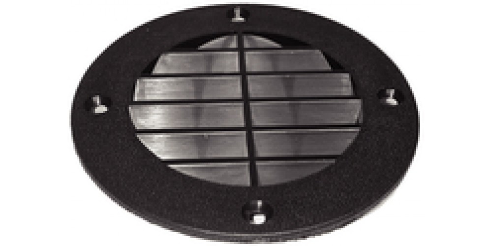 Th Marine Louvered Vent Cover - Blk